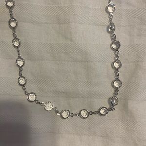 Touchstone crystal 17” long necklace SWAROVSKI